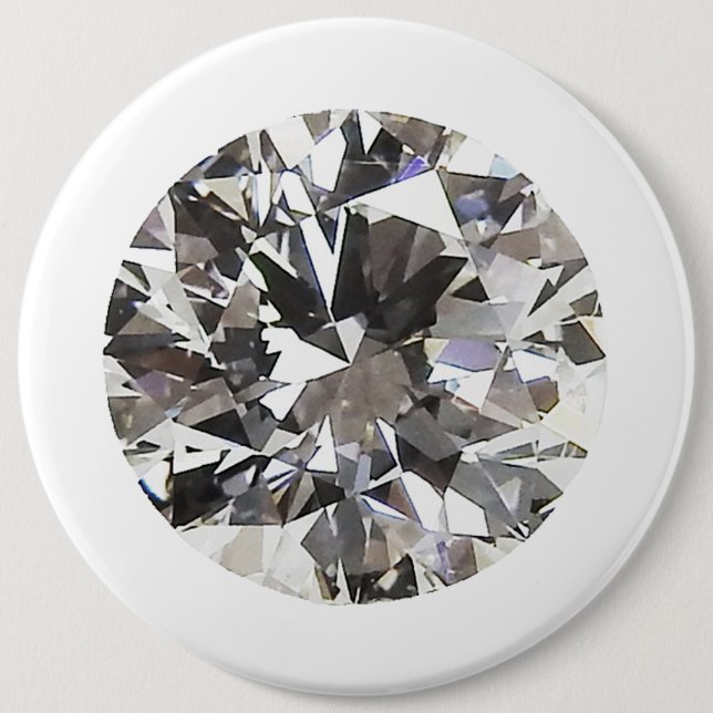 Briljantrunda Diamant Knapp (Framsida)