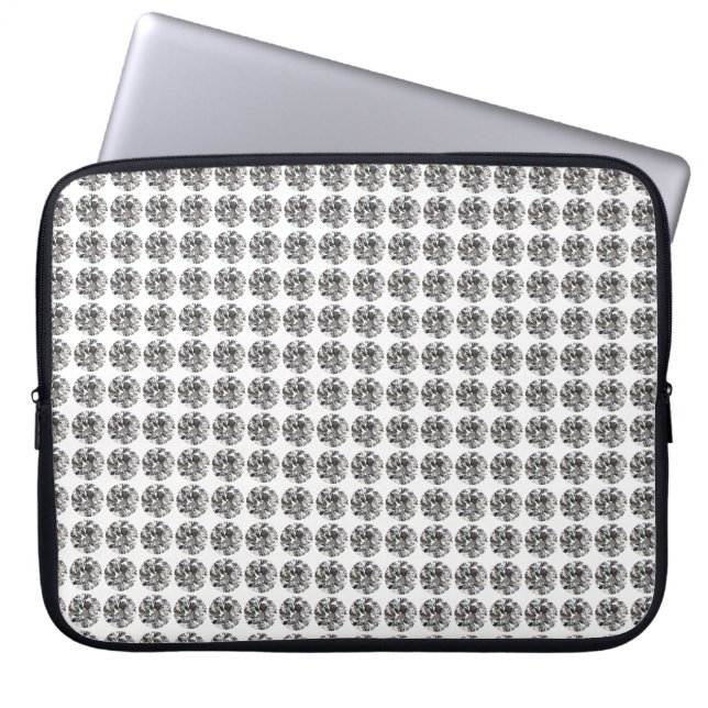 Briljantrunda Diamant Laptop Fodral (Framsidan)