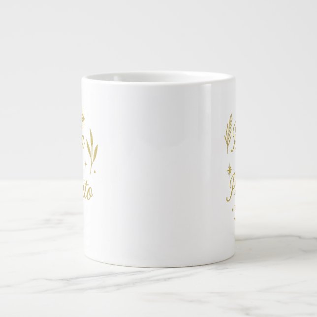 Brilla con Propósito ✨ | Luxury Gold Design Jumbo Mugg (Framsidan)