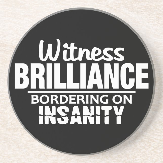 BRILLIANCE VS INSANITY anpassningsbar underlägg (Framsidan)