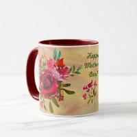 BRILLIANT BLOMMIGT LYCKLIG MORS DAG MEDDELANDE