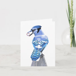 Brilliant Blue Jay Card Kort