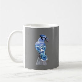 Brilliant Blue Jay Kaffemugg
