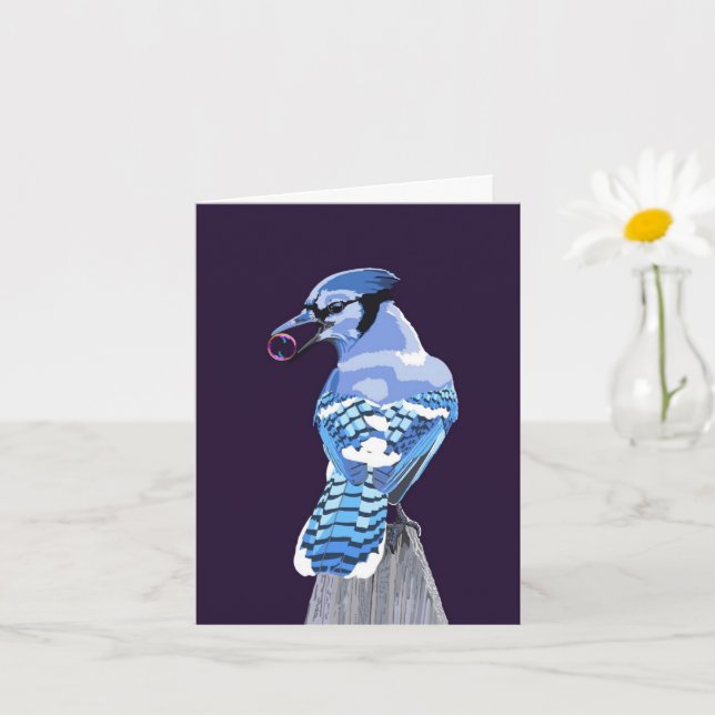 Brilliant Blue Jay Kort (Liten växt)