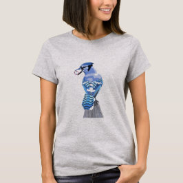 Brilliant Blue Jay T Shirt