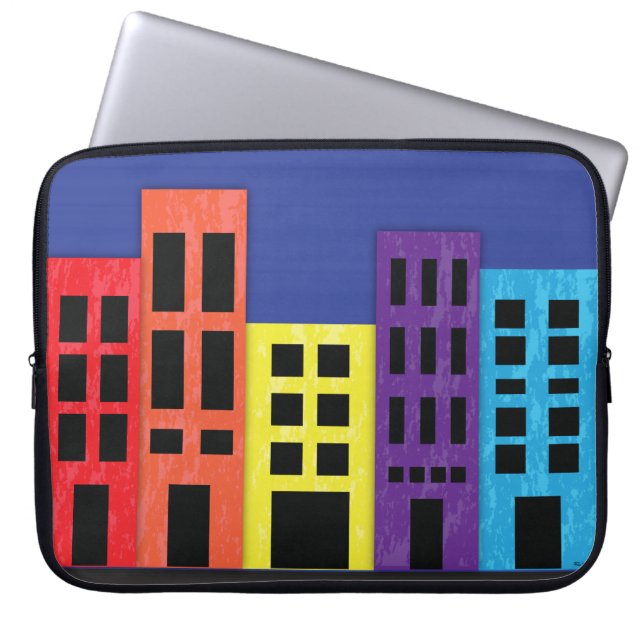 Brilliant Byggnad Laptop sleeve (Framsidan)