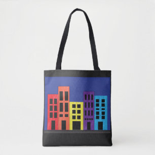 Brilliant Byggnad Tote Bag Tygkasse