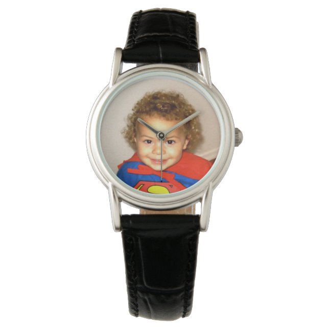 Brilliant Färg Anpassningsbar Photo Armbandsur (Framsida)