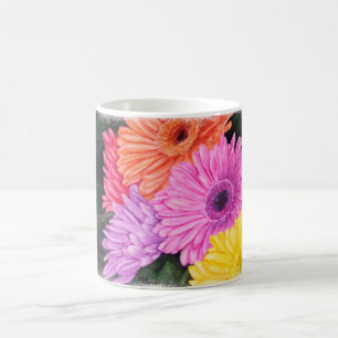 BRILLIANT-FÄRGAD GERBER DAISYS CLASSIC MUGG