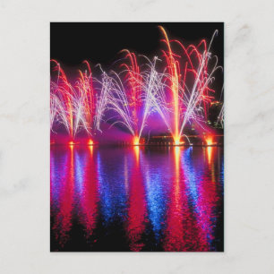 Brilliant Fireworks Vykort