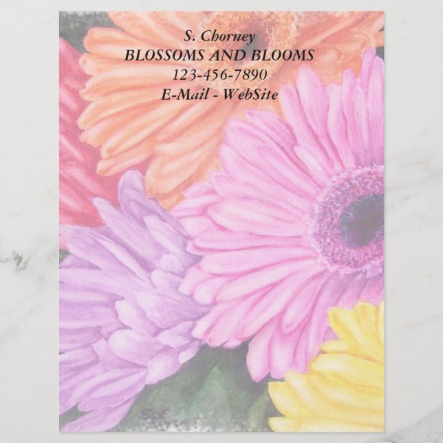 BRILLIANT GERBERS ANPASSADE LETTERHEAD BREVHUVUD (Framsida)