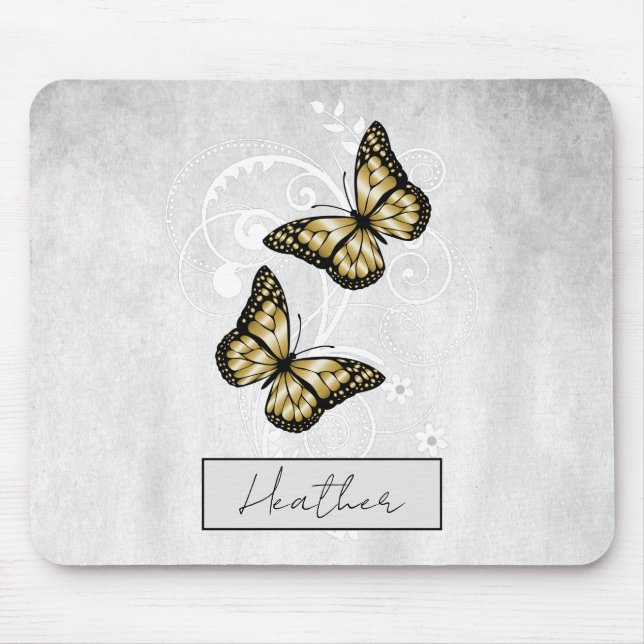 Brilliant Guld Butterflies Musmatta (Framsidan)