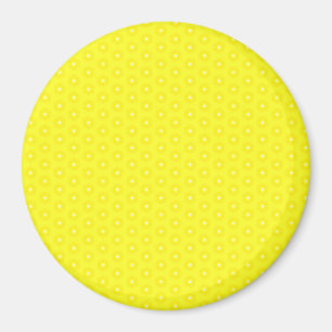 Brilliant Lemon Gult Sunshine Stars Mönster Magnet