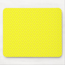 Brilliant Lemon Gult Sunshine Stars Mönster Musmatta