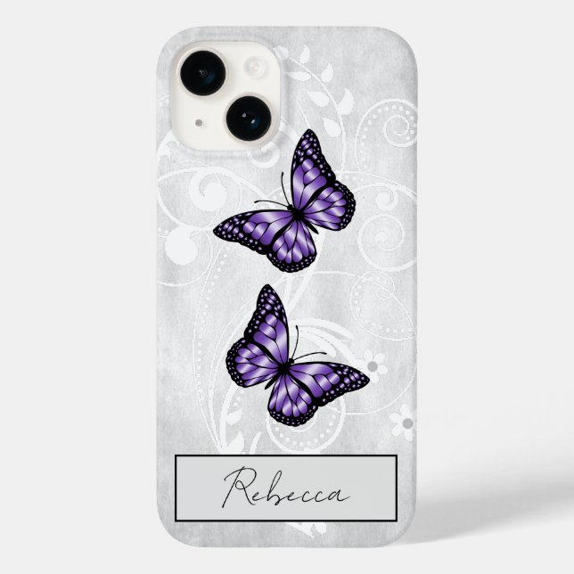 Brilliant Lila Butterflies (Baksida)