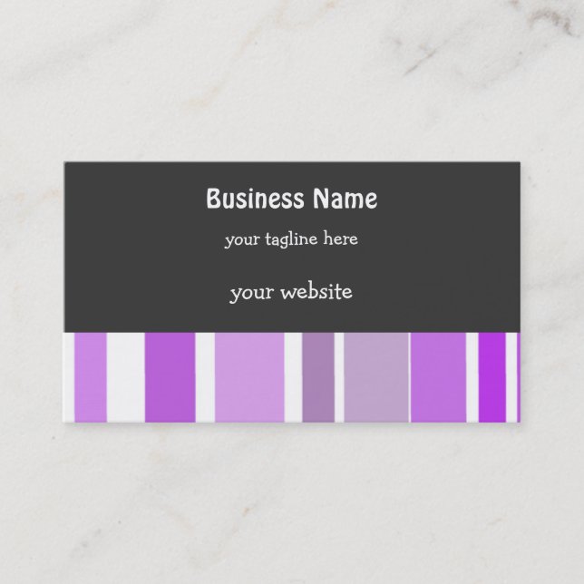 Brilliant Lila Rand Visitkort (Framsida)