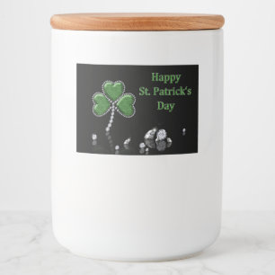 Brilliant Lycklig St. Patrick Day Diamonds Mat Etiketter