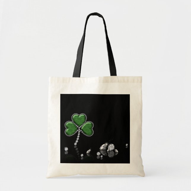 Brilliant Lycklig St. Patrick Day Diamonds Tygkasse (Framsidan)