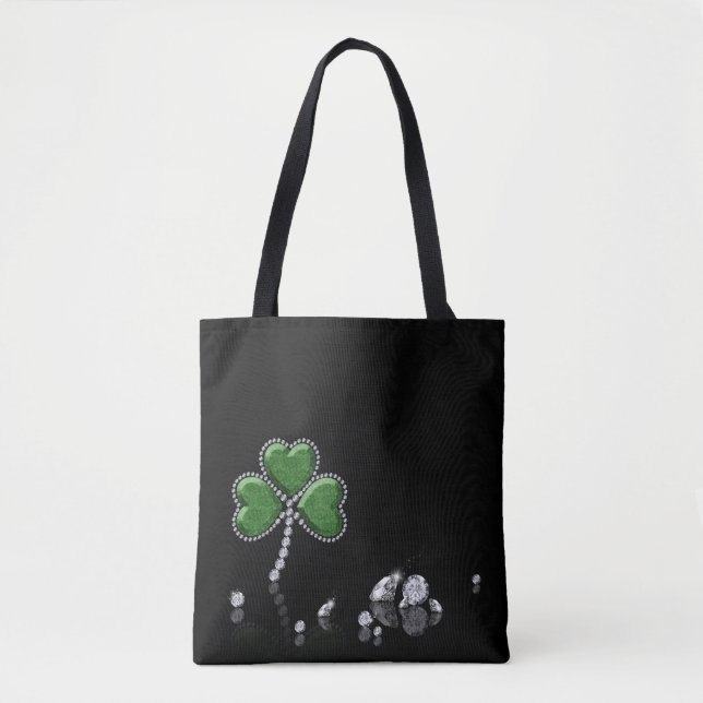 Brilliant Lycklig St. Patrick Day Diamonds Tygkasse (Framsida)