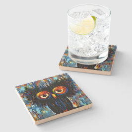 Brilliant och Wise Uggla Stenunderlägg