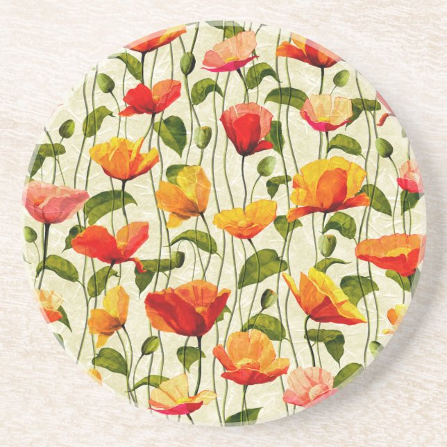 Brilliant Poppies Underlägg (Framsidan)