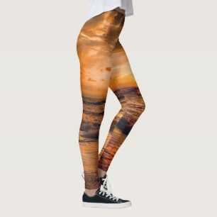 Brilliant Sunset Dam Leggings