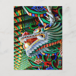 Brilliant Temple Dragon Vykort