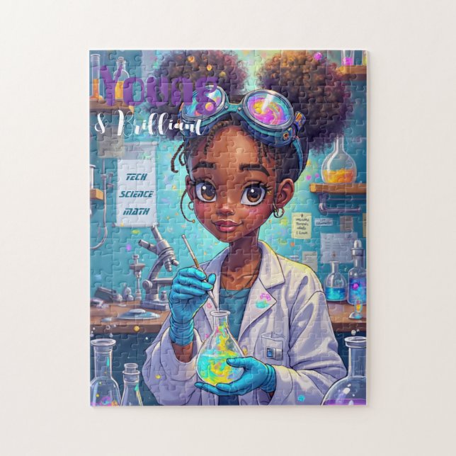 Brilliant Young Scientist Pussel (Vertikal)