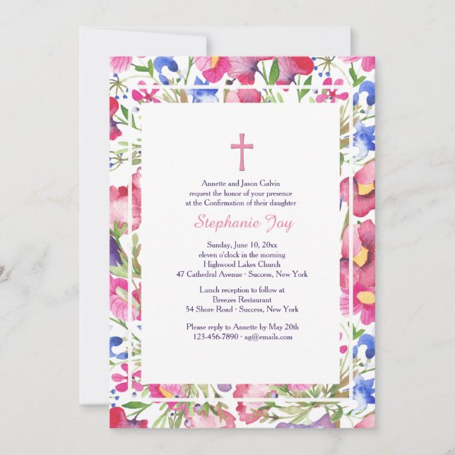 Brilliskt vackra inbjudan (Framsida)