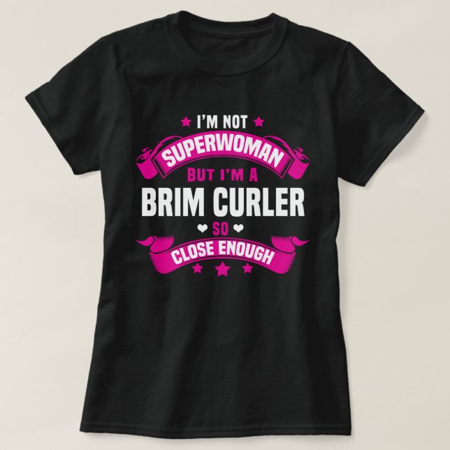 Brim Curler T Shirt (Design framsida)