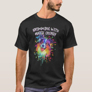 Brimning med Aussie Energy Australian shepherd 1 T Shirt