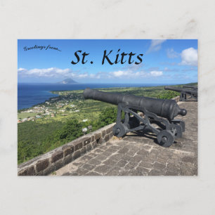 Brimstone Backe Fortress St Kitts Vykort