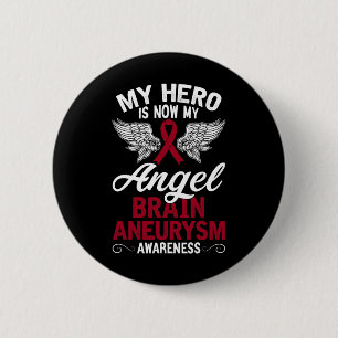 Brin Aneurysm Awareness Gift Burgundy Ribbon 1 Knapp