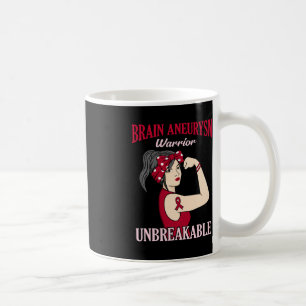 Brin Aneurysm Warrior Awareness Månadsstöd G Kaffemugg