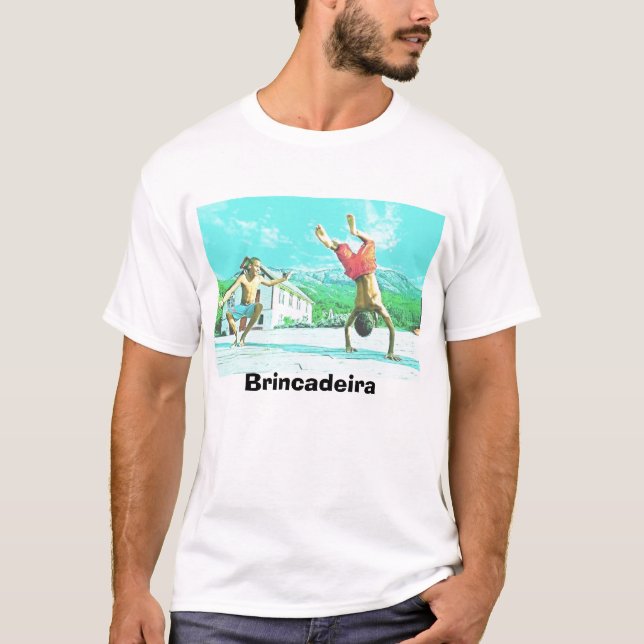Brincadeira (lilor) tee shirt (Framsida)