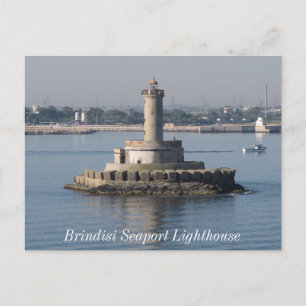 Brindisi Seaport Lighthouse Vykort