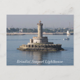 Brindisi Seaport Lighthouse Vykort