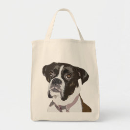 Brindle åtfölja boxaregåva - shopping bag tygkasse