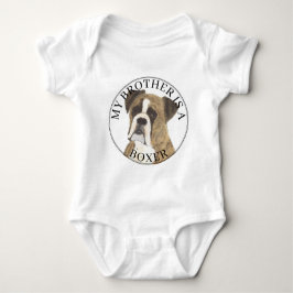 Brindle Boxer Hund Big Brother T Shirt