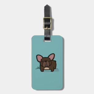 Brindle Frenchie Bagagebricka