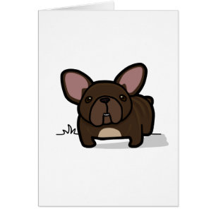Brindle Frenchie Hälsningskort