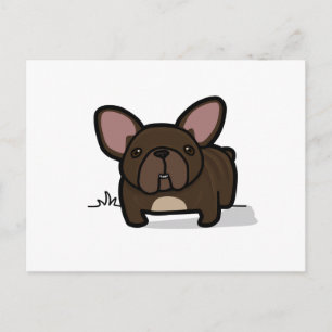 Brindle Frenchie Vykort