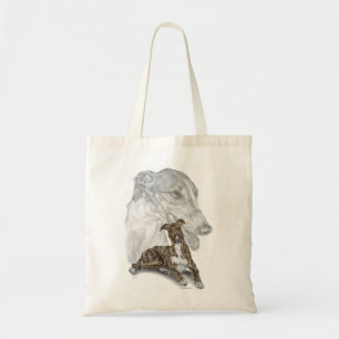 Brindle Greyhound Hund Art Tygkasse