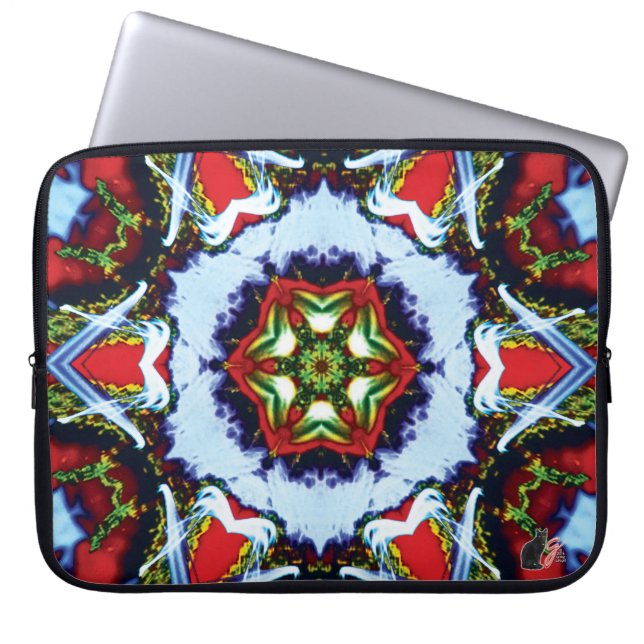 Brindle Kaleidoscope Laptop Fodral (Framsidan)