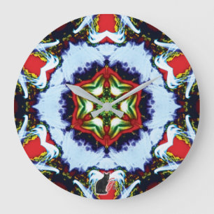 Brindle Kaleidoscope Stor Klocka