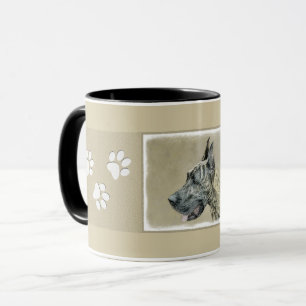 Brindle) målning för great dane (- original- mugg