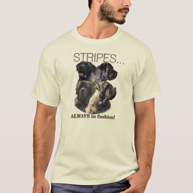Brindle Mastiff Rand shirt T-shirt (Framsida)