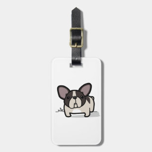 Brindle Pied Frenchie Bagagebricka