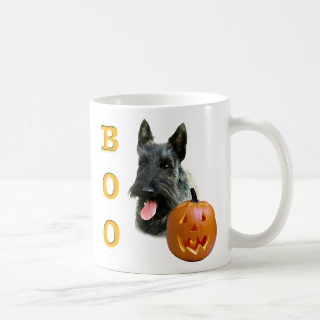 Brindle Scottish Terrier Boo Kaffemugg (Höger)