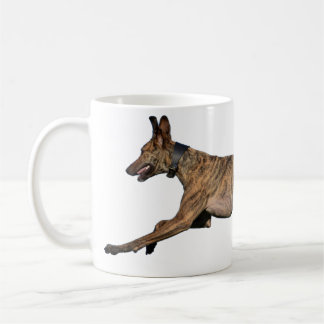 Brindled Lurchervinthund Kaffemugg